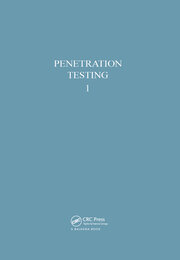 Penetration Testing, volume 1: Proceedings of the second European symposium on penetration testing, Amsterdam, 24-27 May 1982 book cover