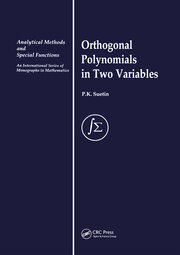 Orthogonal Polynomials in Two Variables book cover