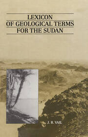 Lexicon of Geological Terms for the Sudan book cover