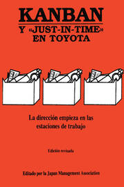 Kanban: Y JUST-IN-TIME EN TOYOTA book cover