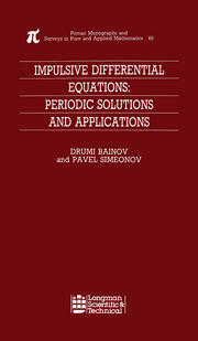 Impulsive Differential Equations: Periodic Solutions and Applications book cover