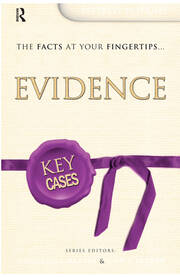 Key Cases: Evidence book cover