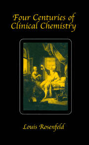 Four Centuries of Clinical Chemistry book cover