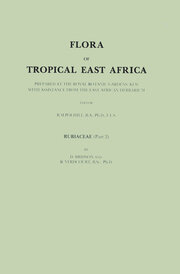 Flora of Tropical East Africa: Prepared at the Royal Botanic Gardens/Kew With Assistance from the East African Herbarium book cover