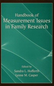 Handbook of Measurement Issues in Family Research book cover