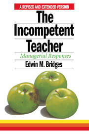 The Incompetent Teacher: Managerial Responses book cover