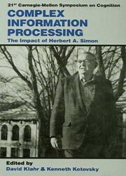 Complex Information Processing: The Impact of Herbert A. Simon book cover