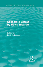 Economic Essays by David Ricardo (Routledge Revivals) book cover