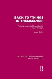 Back to 'Things in Themselves': A Phenomenological Foundation for Classical Realism book cover