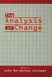 The Analysis of Change book cover