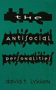 The Antisocial Personalities book cover