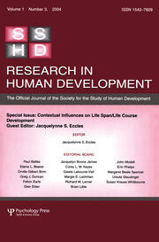 Contextual Influences on Life Span/life Course: A Special Issue of Research in Human Development book cover