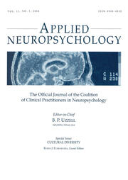 Cultural Diversity: A Special Issue of applied Neuropsychology book cover
