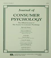 Cultural Psychology: A Special Issue of the journal of Consumer Psychology book cover