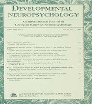Origins of Language Disorders: A Special Issue of developmental Neuropsychology book cover