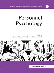 A Handbook of Work and Organizational Psychology: Volume 3: Personnel Psychology book cover
