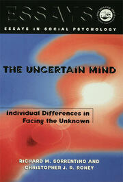 The Uncertain Mind: Individual Differences in Facing the Unknown book cover