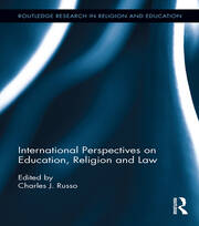 International Perspectives on Education, Religion and Law book cover