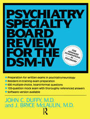Psychiatry Specialty Board Review For The DSM-IV book cover