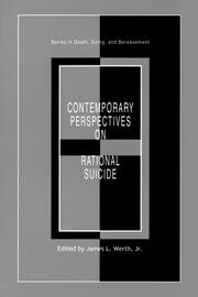 Contemporary Perspectives on Rational Suicide book cover