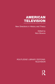 American Television: New Directions in History and Theory book cover