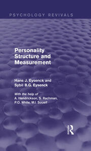 Personality Structure and Measurement book cover