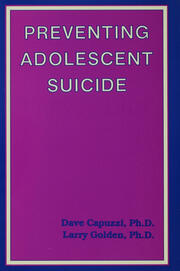 Preventing Adolescent Suicide book cover