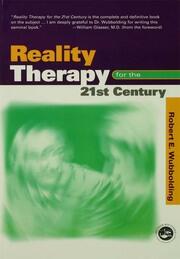 Reality Therapy For the 21st Century book cover