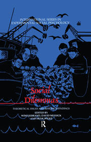 Social Dilemmas: Theoretical Issues and Research Findings book cover