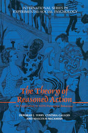 The Theory of Reasoned Action: Its application to AIDS-Preventive Behaviour book cover