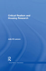 Critical Realism and Housing Research book cover