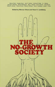The No-Growth Society book cover