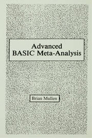 Advanced Basic Meta-analysis: Version 1.10 book cover