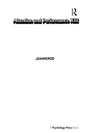 Attention and Performance Xiii: Motor Representation and Control book cover