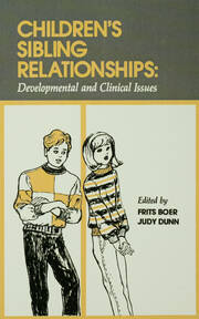 Children's Sibling Relationships: Developmental and Clinical Issues book cover