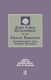 Early Child Development in the French Tradition: Contributions From Current Research book cover