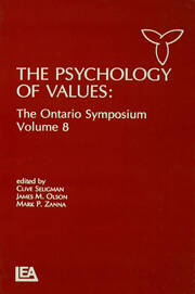 The Psychology of Values: The Ontario Symposium, Volume 8 book cover