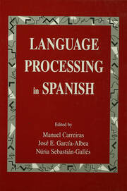 Language Processing in Spanish book cover