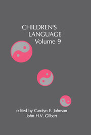 Children's Language: Volume 9 book cover
