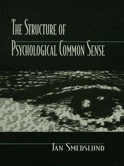 The Structure of Psychological Common Sense book cover