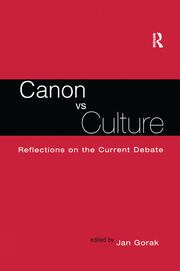 Canon Vs. Culture: Reflections on the Current Debate book cover