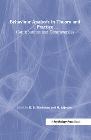 Behaviour Analysis in Theory and Practice: Contributions and Controversies book cover