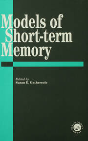 Models Of Short-Term Memory book cover