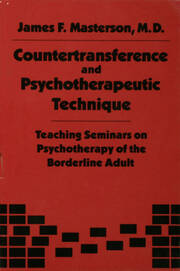 Countertransference and Psychotherapeutic Technique: Teaching Seminars book cover