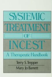 Systemic Treatment Of Incest: A Therapeutic Handbook book cover