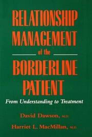 Relationship Management Of The Borderline Patient: From Understanding To Treatment book cover