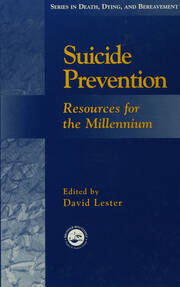Suicide Prevention: Resources for the Millennium book cover