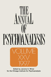 The Annual of Psychoanalysis, V. 25 book cover