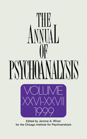 The Annual of Psychoanalysis, V. 26/27 book cover