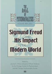 The Annual of Psychoanalysis, V. 29: Sigmund Freud and His Impact on the Modern World book cover